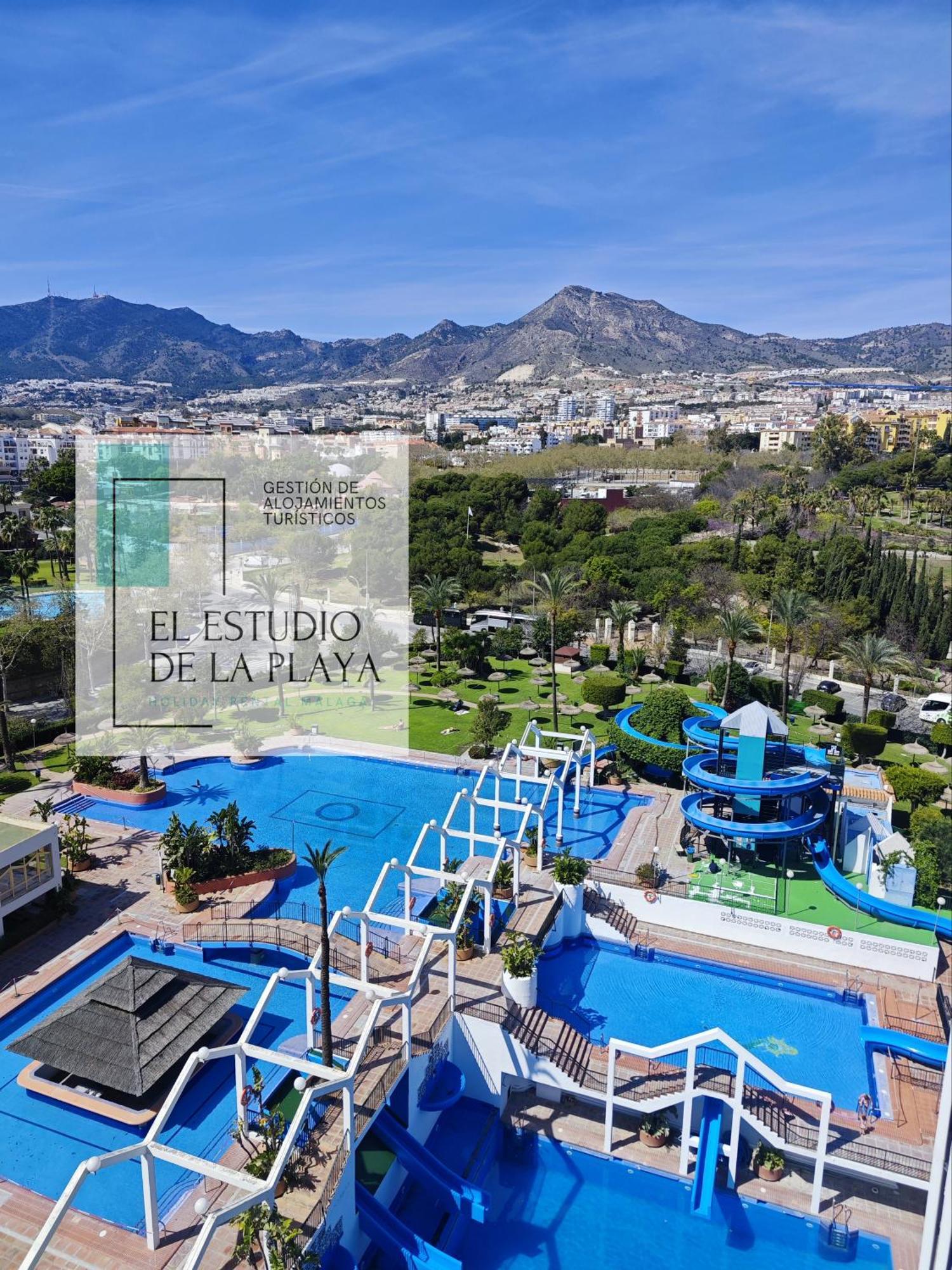 El Estudio De La Playa Benalbeach New 1Bd, Piscinas, Playa Y Vistas Al Mar Ref504 Benalmádena Eksteriør billede